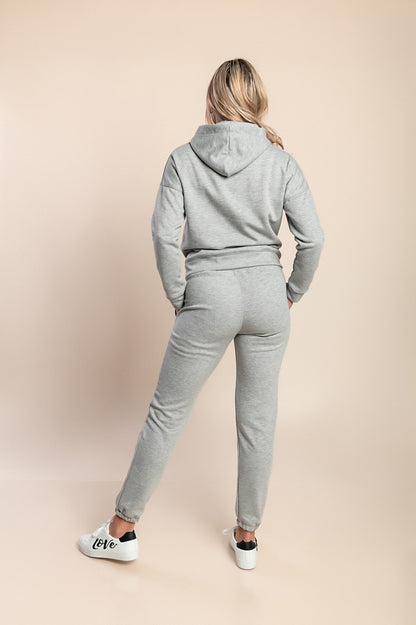 Tuta in cotone due pezzi, nera