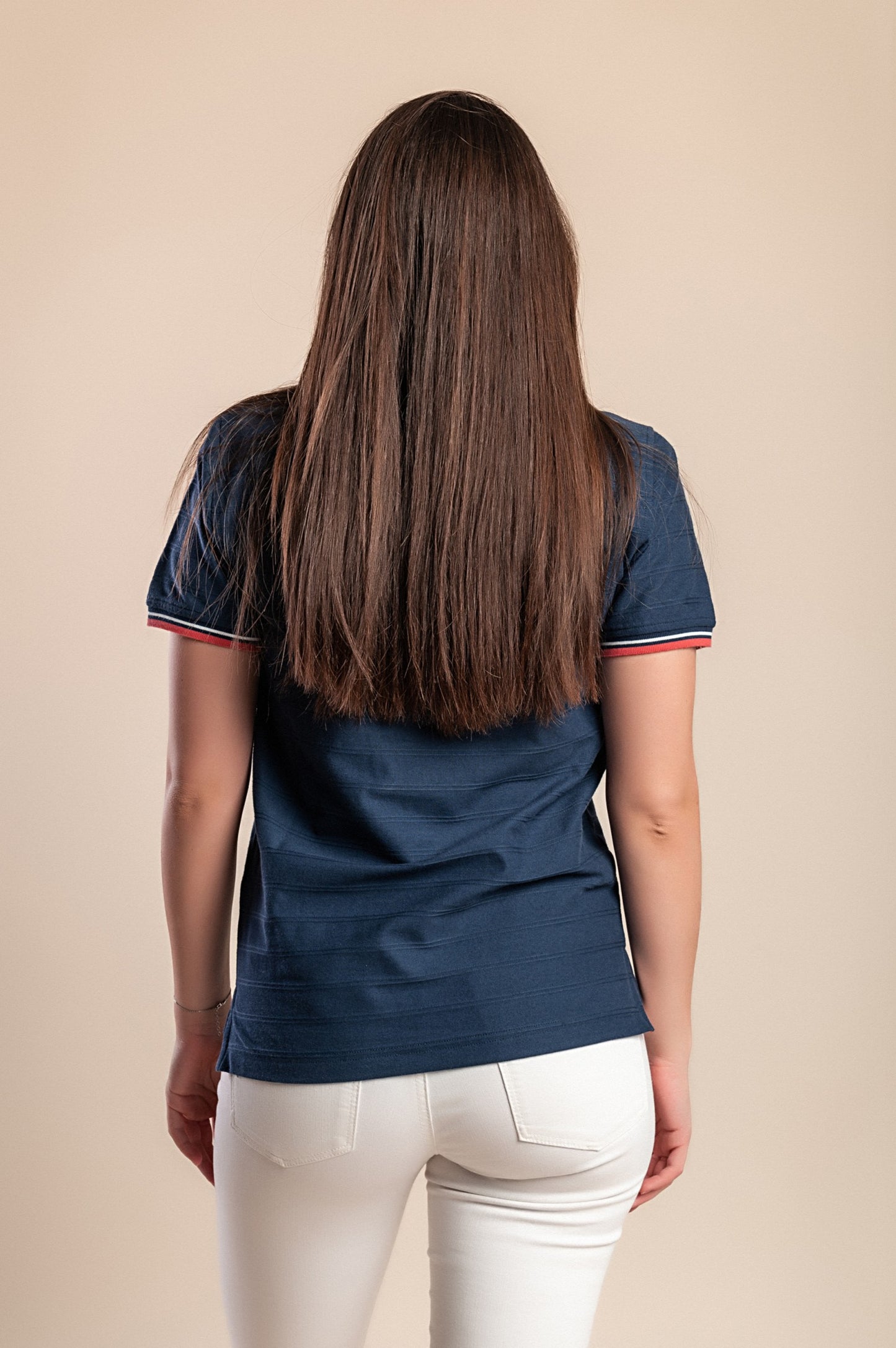 Polo in cotone, blu scuro